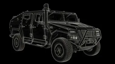 REPA runflat engineering vehicle