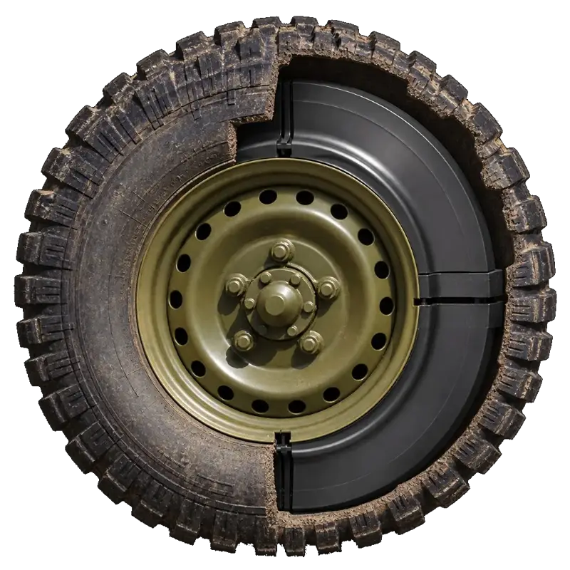 Runflat inside the tyre